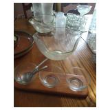 Chip & Dip Bowl and Condiment Tray