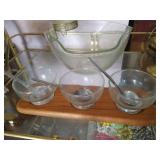 Chip & Dip Bowl and Condiment Tray