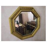 Misc. Decor - Mirror, Glass Pegasus (sm. chip), Mt. Vernon Plate, Etc.