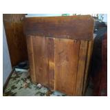 Antique Wooden Wash Stand & Dresser Scarf