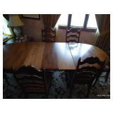 Dining Room Table with (6) Chairs