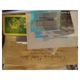 Ephemera Lot - Old Maps, Music, Postcards, Etc.