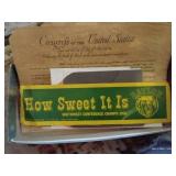 Ephemera Lot - Old Maps, Music, Postcards, Etc.