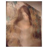 Wall Art - Lady with Rose