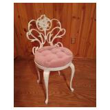 Metal Vanity Chair