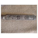 Norwegian Pewter Coasters, Cheese Slicer, & Serving Spoon/Fork Set