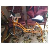 Vintage Orange Schwinn Stationary/Exercise Bike