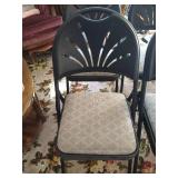 (4) Heavy Padded Samsonite Folding Chairs