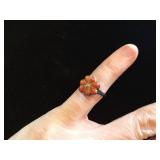 Sterling Silver Bracelet & (2) Unmarked Rings