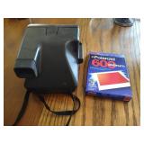 Vintage Polaroid One Step Camera with Film Pack