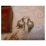 Small Jewelry Box Full of Earrings