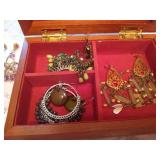 Small Jewelry Box Full of Earrings