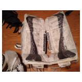 Warrior Goalie Leg Pads & Reebok Goalie Glove