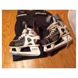 Size Small Bauer Hockey Pants & Size 9 CCM Ultra Tacks Hockey Skates