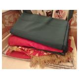 Red & Green Christmas Linens