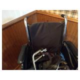 Invacare Wheelchair with Leg & Foot Rests