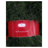 (4) Boxes of Nice Evergreen Garland with Cones, Berries, Bows, Etc.