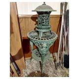 Matching Metal Lantern & Table/Plant Stand