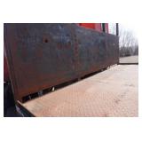 1995 Ford L9000 Flatbed With Mounted Fassi F330 Knuckle Boom Crane