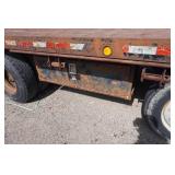 1995 Ford L9000 Flatbed With Mounted Fassi F330 Knuckle Boom Crane