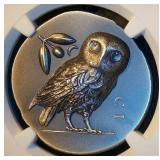 Rare MS70 2021 Cook Islands Ultra High Relief .999 Antiqued Silver Athena