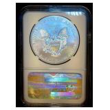 2012 NGC MS70 Silver Eagle, First Releases
