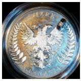 Scarce Germania Mint 1oz .9999 Silver 2020 Iron Cross, 197 of 250, Original Mint Case & COA