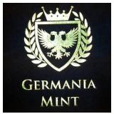 Scarce Germania Mint 1oz .9999 Silver 2020 Iron Cross, 197 of 250, Original Mint Case & COA