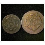 (2) Lippe-Detmold Principality (German States) Coins, Nearly 200 years old, Tougher Finds