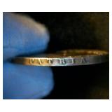 VF 1885 Philippines .835 Silver 50 Centavos, Lettered Edge, Original Surfaces, Beautiful Patina