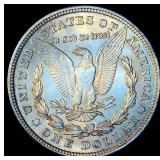 AU+ 1921 Morgan Silver Dollar, Original Surfaces, Pretty Coin