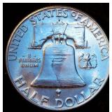 Uncirculated 1963-D Franklin Half Dollar, Near Full Luster