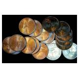 (18) Uncirculated 2000-P Sacajawea Dollars from Bank Roll