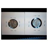 (2) Mercury Dimes 1935-S & 1941-P