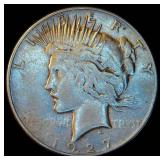 1927-S Peace Silver Dollar, Semi-Key Slot Filler