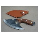 Rolled Carbon Steel Finger Hole Knife