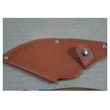 Rolled Carbon Steel Finger Hole Knife