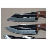 Set of 3 Rolled Steel Knives