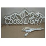 Coor Light Beer Light Bar Sign