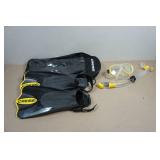Cressi Adult Rondine Palau Fin Snorkel Set - Fin Size XS/S