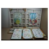 Assorted Floral Wall Art