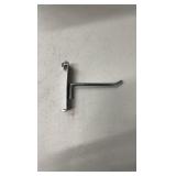 Chrome Gridwall Hook 4" (Lot of 25)