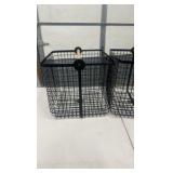 Black expanding basket Lot of 3