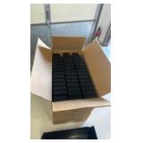 New Uline 2 3/4x 12x 4” black plastic bins (lot 36)