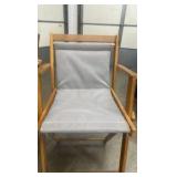 Wooden directors 2 chairs