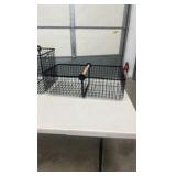 Black expanding basket Lot of 3