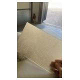 Tall Post lantern with opaque linen glass 17” light post 7 ft