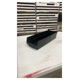 Uline 4x6x18” black plastic bins (lot 36)