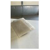 Tall Post lantern with opaque linen glass 17” light post 7 ft