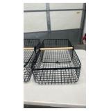 Black expanding basket Lot of 3